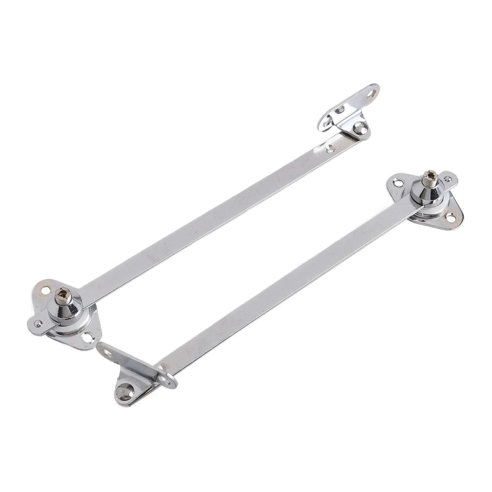 Bracket Drop Lid Supports Cabinet Cabinets Cupboard Replacement Silver Support Sliding Rail 2PCS Door Flap Stay