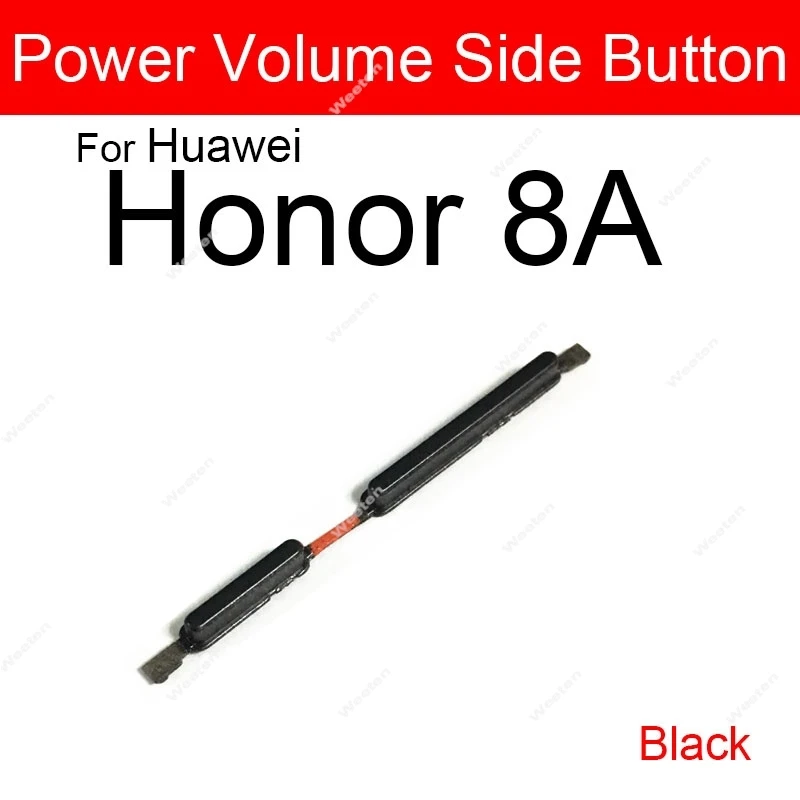 on/off Power Volume Side Button For Huawei Honor 8X 8C 8A 8X Max Enjoy Max Power Key & Volume Switch Sidekey Repalcement Parts