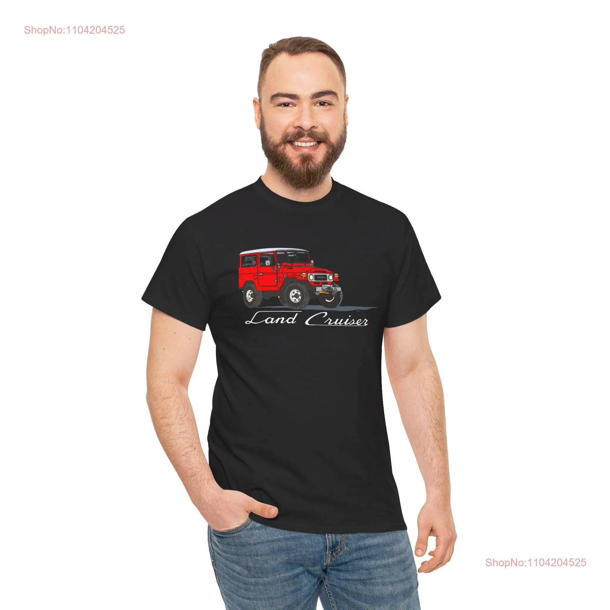 FJ40 Land Cruiser T Shirt Reefmonkey Artist Brody Plourde long or short sleeves