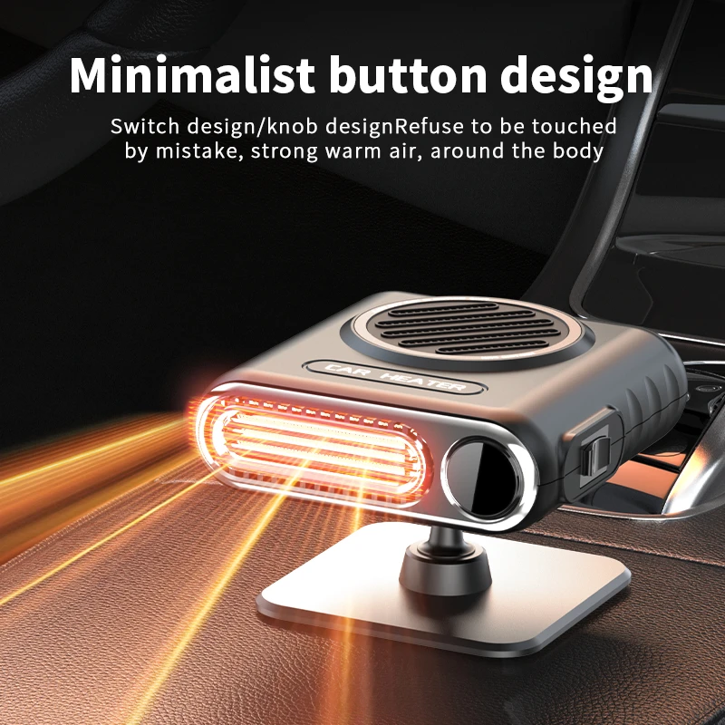 Xiaomi 12V24V Car Heater for Trucks SUV Rapid Heating with Defrosting & Demisting Smart Digital Display Safety Protection Winter