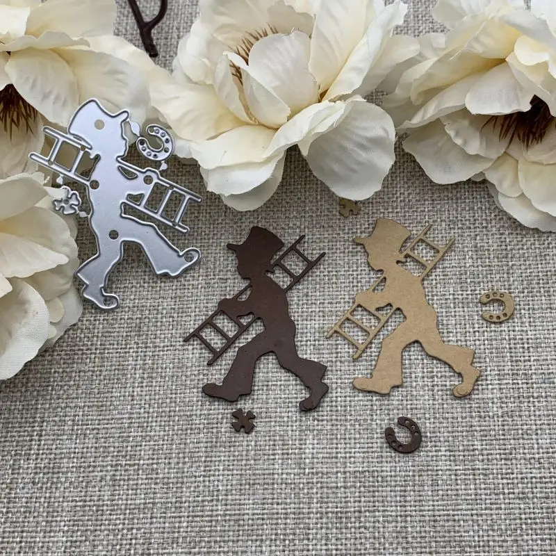 New 3Pcs Staircase hat child Metal Cutting Dies For DIY Scrapbooking Decorative Embossing Handcraft Die Cutting Template Mold