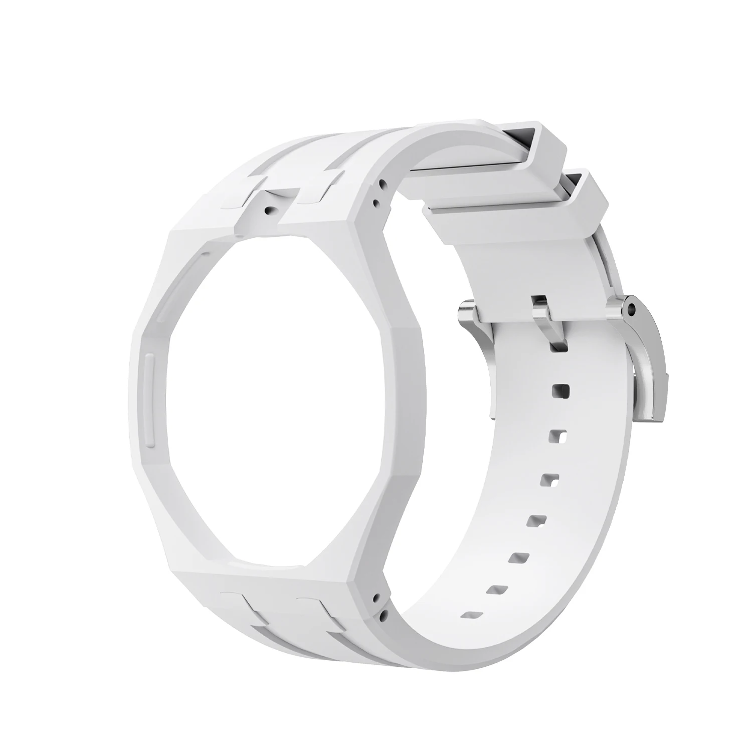2-in-1 Silikon-Uhrenarmband & Keramikgehäuse für Swatch X AP Royal Pop Armband-Mod-Kit, Armband- und Gehäuse-Wechsler für Armbanduhren-Zubehör