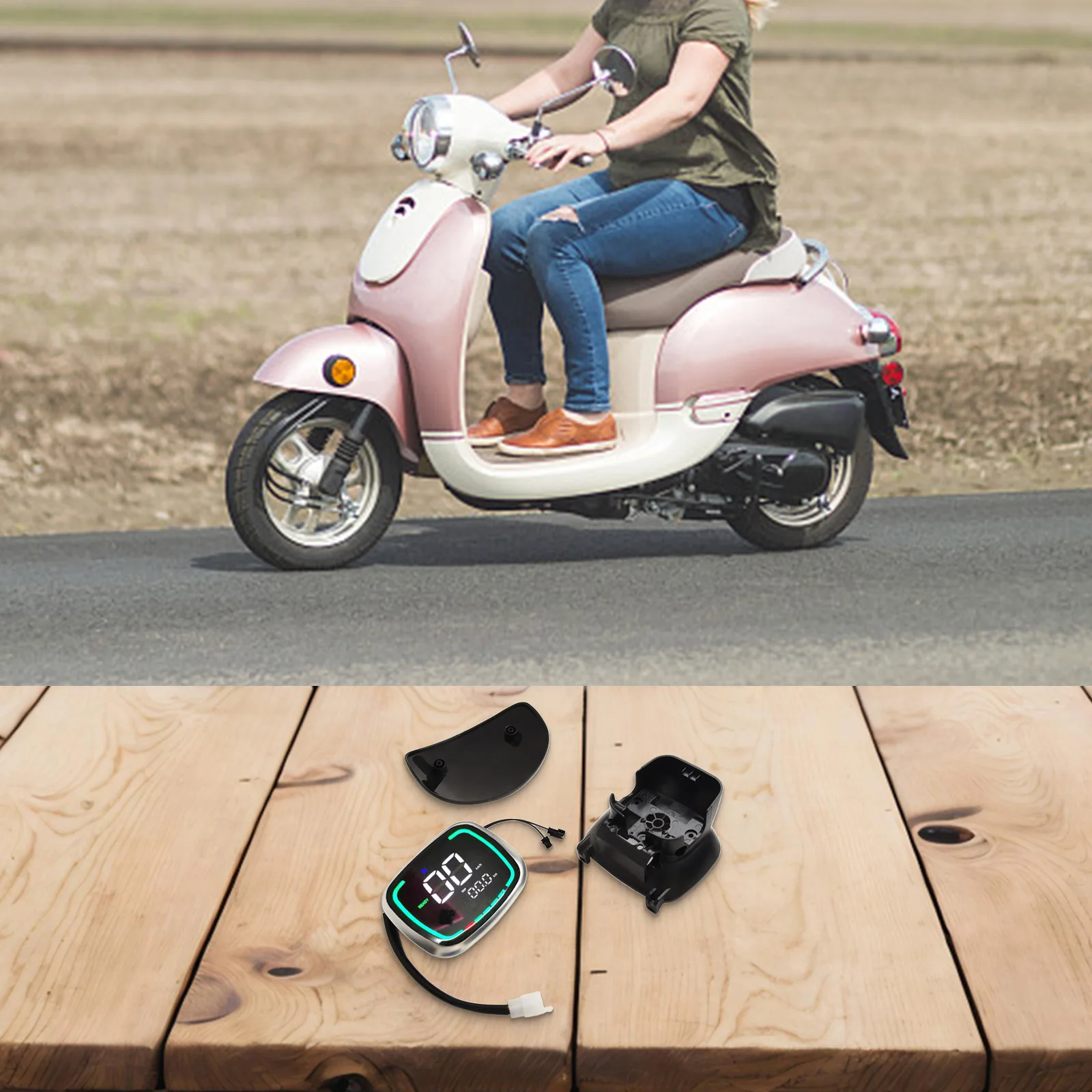 

EBike Electric Scooter Display Meter V V EBike Electric Scooter V V EBike Electric Scooter Display Meter Electric Vehicle