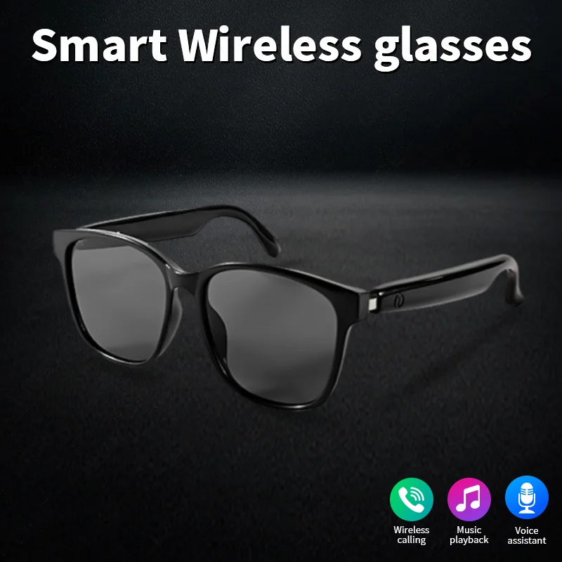 LIGE Sonnenbrille Anti-blau UV400 Schutz Polarisierte Sport Kopfhörer AI Stimme Drahtlose Anruf Gläser Licht Neue Für Männer Frauen