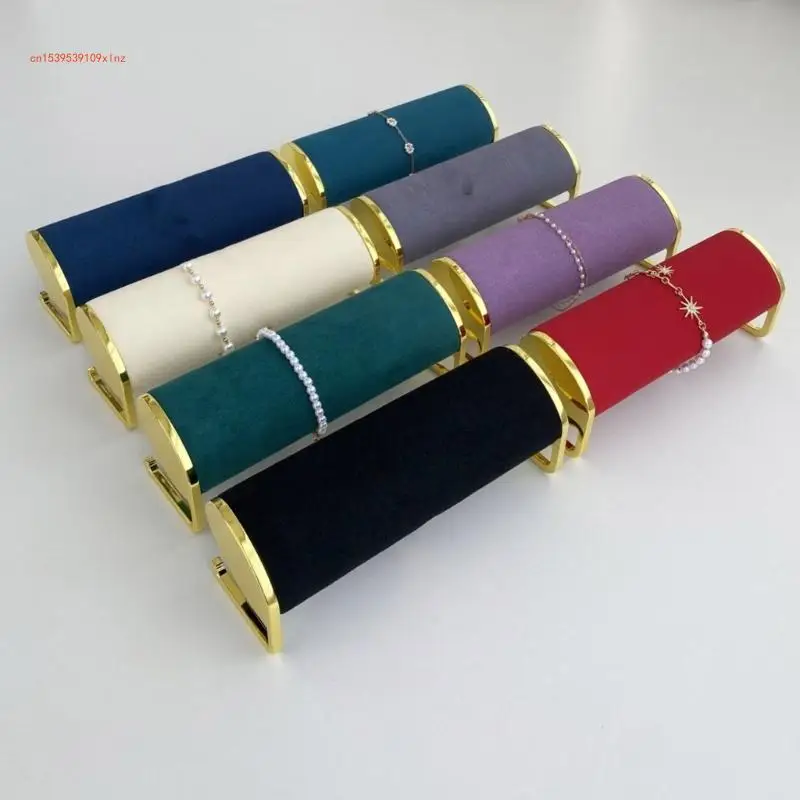 

Stylish Plush Bracelet Watch Holder Portable Plush Jewelry Stand for Watches and Bracelets Long Display Organizers