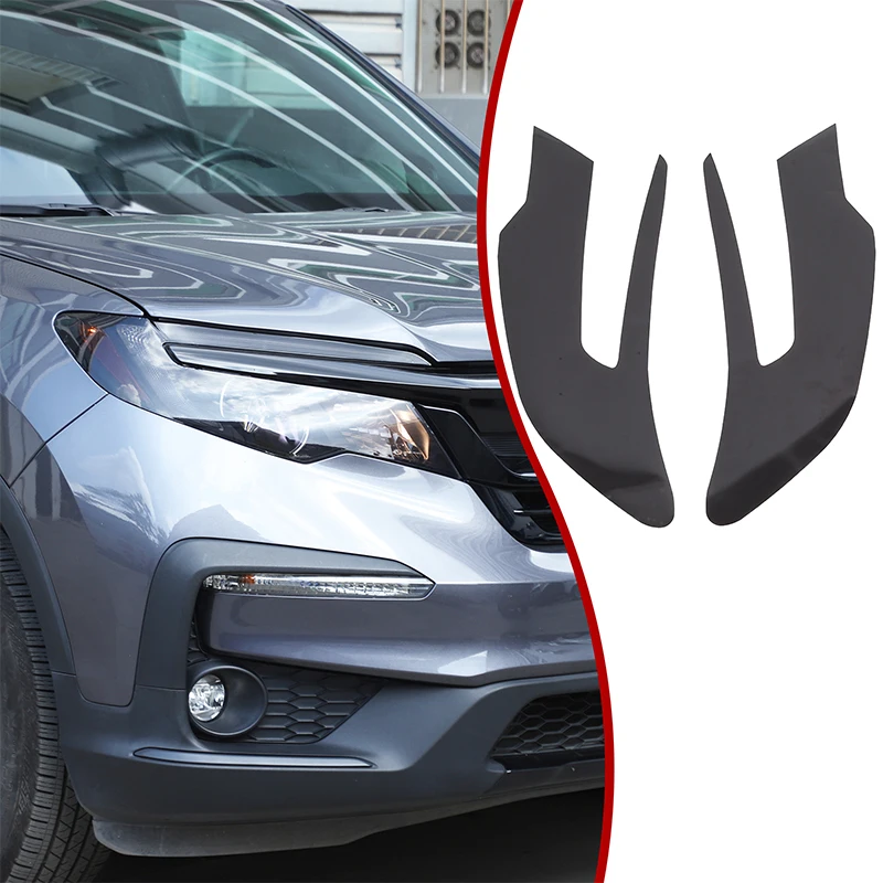 

For Honda Pilot 2016-2022 Car Headlights Rear Headlights Film Decorative Stickers Car Exterior Protection Accessories TPU Black