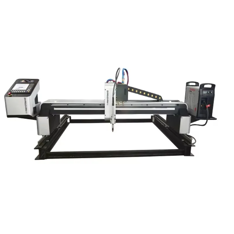 Zhaozhan Mini Gantry Style Automatic CNC Plasma Cutting Machine 1200W Optional Working Table Model KING-2540G-ST 220V Stepper