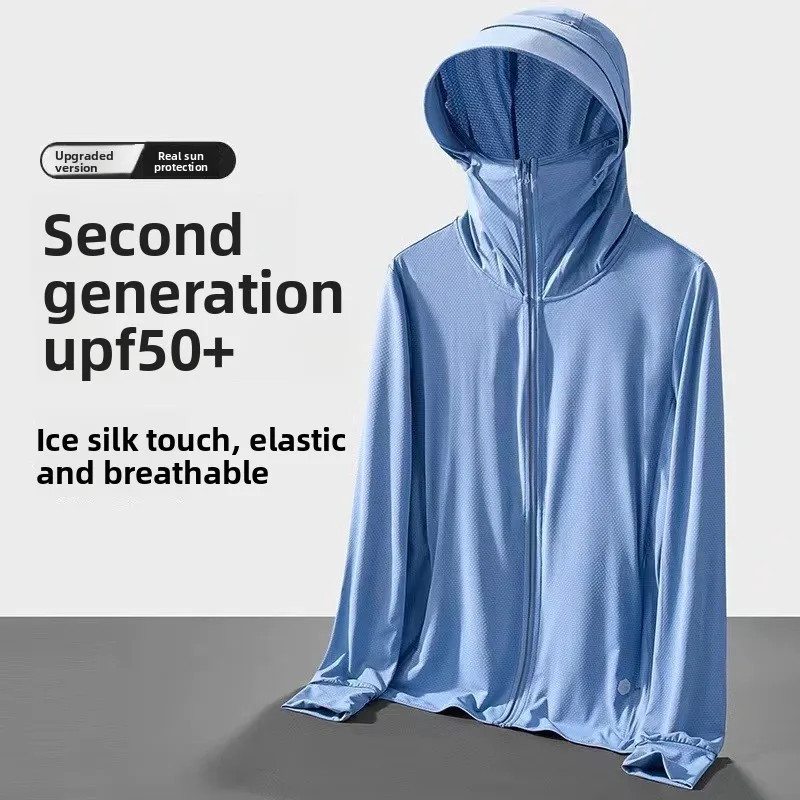 Camisa UV Pesca Transpirable Seda de Hielo Hombre 2025 - imagen 3