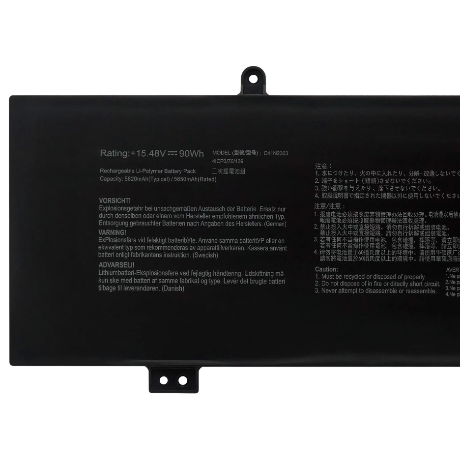 CP Laptop Battery C41N2303 90WH For ROG Zephyrus G16 GU605 GA605 GU605MY GU605MZ MI MU MV TUF A16 FA608WU FA608WI FX608L 16air