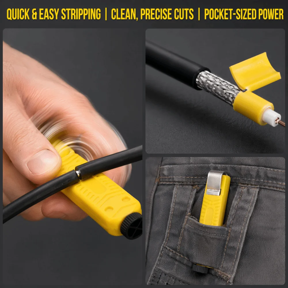 Multi Lightweight Cable Stripping Tool Yellow LY25-1 Wire Stripping Tool Insulation Cutter Tool Cables