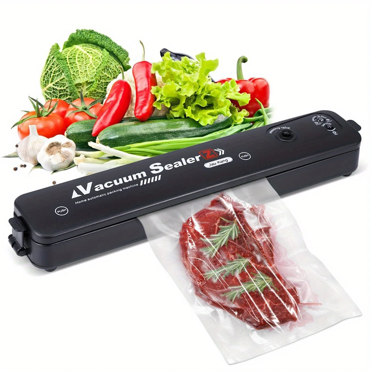 Household Film sealer Food preservation vacuum machine 2 in 1kitchen food packaging vacuum sealer machine with bag