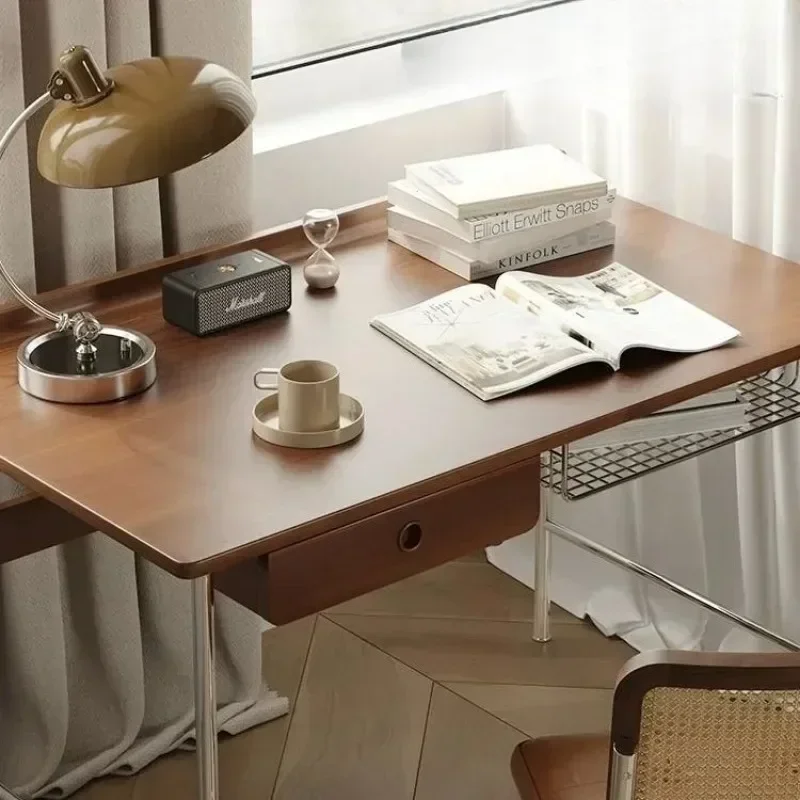 

Luxury Bedroom Computer Desks Nordic Small Writing Wooden Gaming Notebook Table Office Standing Escritorios De Estudio Furniture