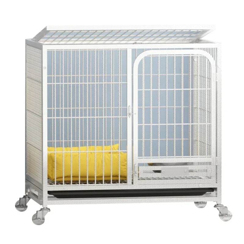 61*44*57CM Black Tall Dog Cage Pet Kennel Breeding Cage Exercise Pet Cages Dog Kennel