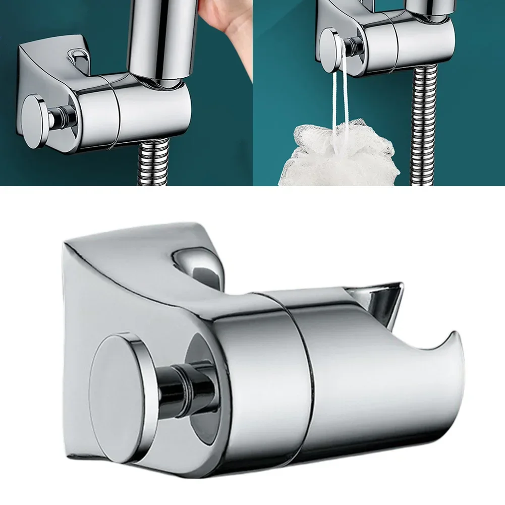 

Adjustable Shower Bracket Rack Handheld Shower Head Holder Without Drilling Stainless Steel Bracket Bathroom Nozzle Fixed Base