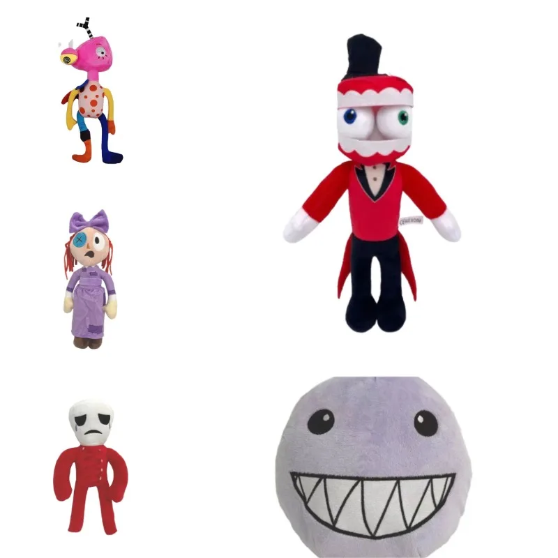 Hot Cute The Amazing Digital Circus Series Stuffed Toy Hug Pillow Cartoon Soft PP Cotton Filling Plush Toy Birthday Gift
