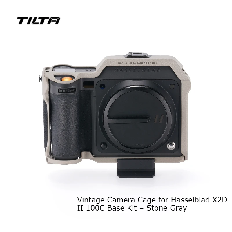 Jaula para cámara vintage para Hasselblad X2D II 100C Base Kit – Gris piedra TILTA TA-T101-A-STG