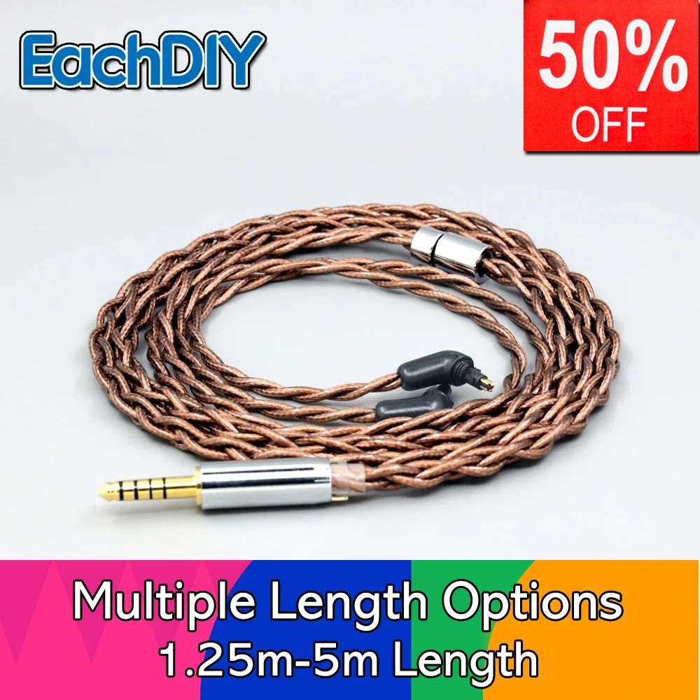 

99% 24k Gold 7n Pure Silver Graphene Shield Earphone Cable For Sony MDR-EX1000 MDR-EX600 MDR-EX800 MDR-7550 LN008553
