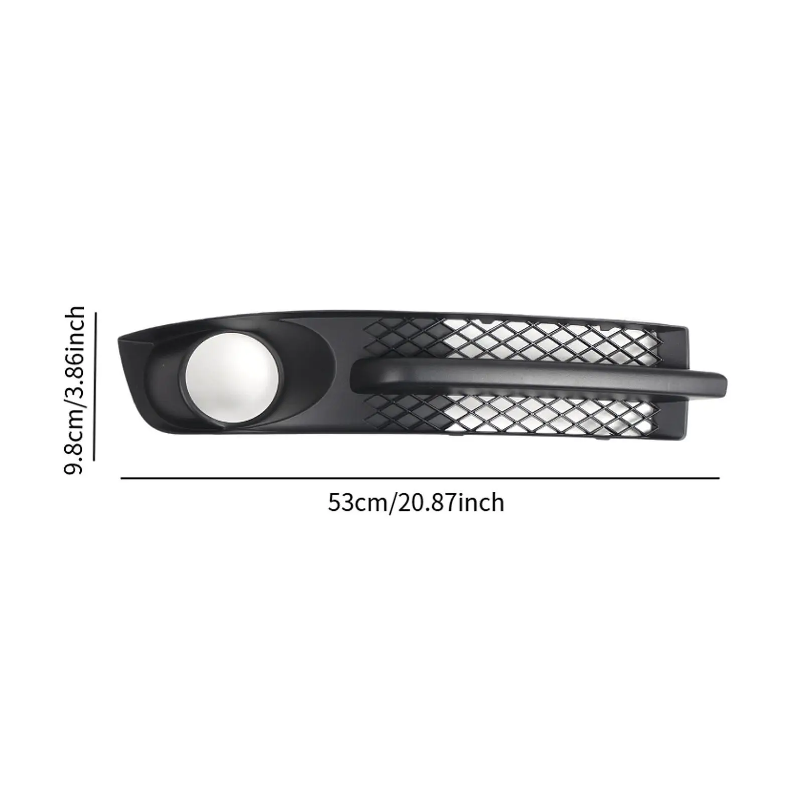 Fog Light Grille Front Bumper Replacement Plastic High Performance for VW Sharan 2001 to 2010 Repair Parts