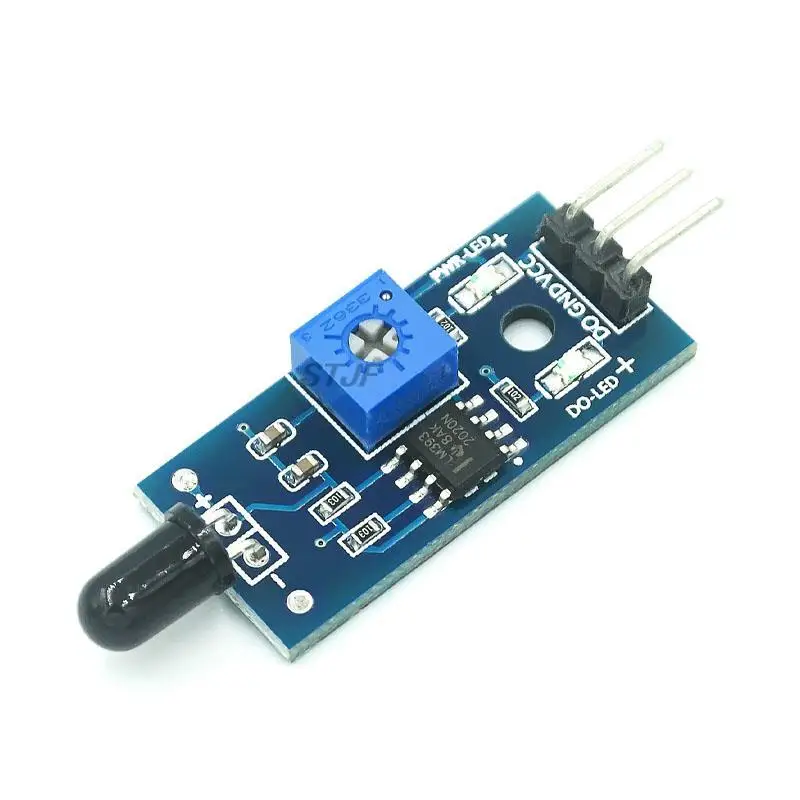 DC 3.3 V-5 V Infrarood 3 Draad Vlamdetectie Sensor Module IR Vlam Sensor Module Detector Smartsense voor Arduino