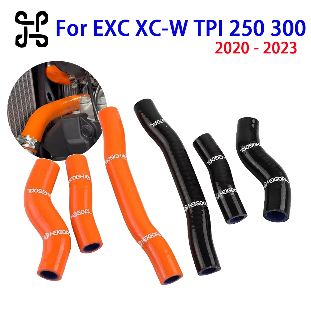 

Motorcycle Silicone Radiator Tube Pipe Hose Kit For KTM SX XC 2019 - 2022 EXC TPI XC-W TPI 250 300 EXC300 2020 2021 2022 2023