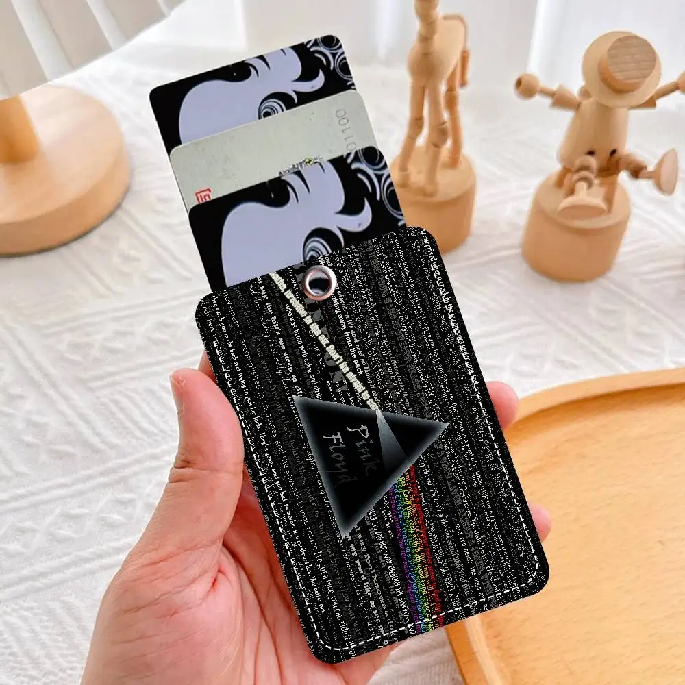 سلسلة مفاتيح Band P-Pink F-Floyds مع حامل بطاقة الوصول، وحافظة واقية لبطاقة الهوية وبطاقة البنك للأمن #5