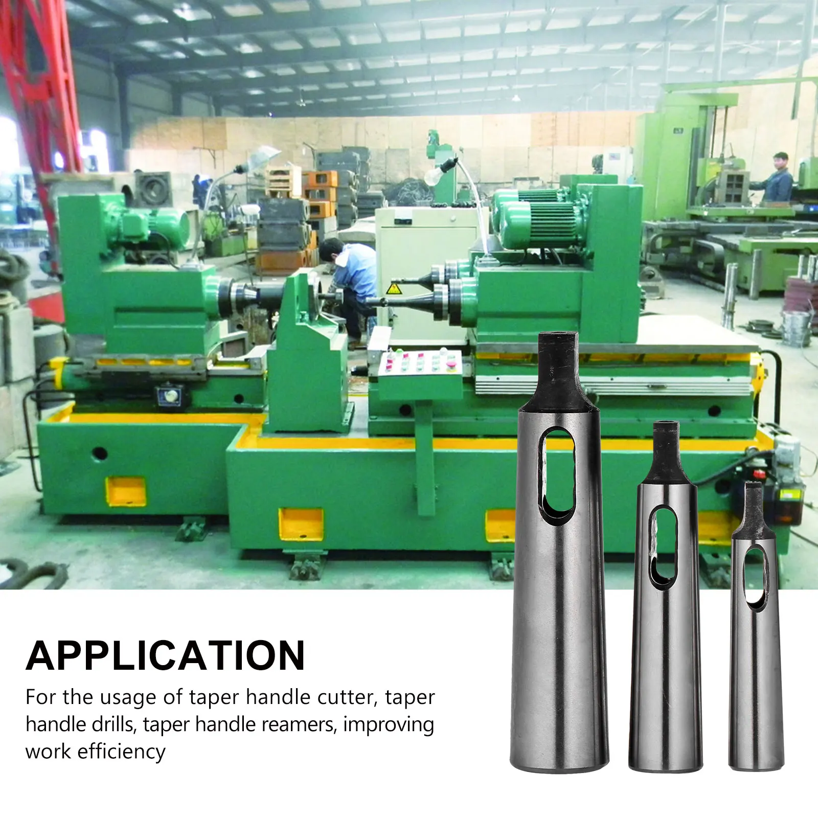 

3pcs Taper Adapter Drill Chuck Reducing Steel Sleeve High Precision Lathe Milling Adapter Sleeve For Taper Handle Cutter Reamers