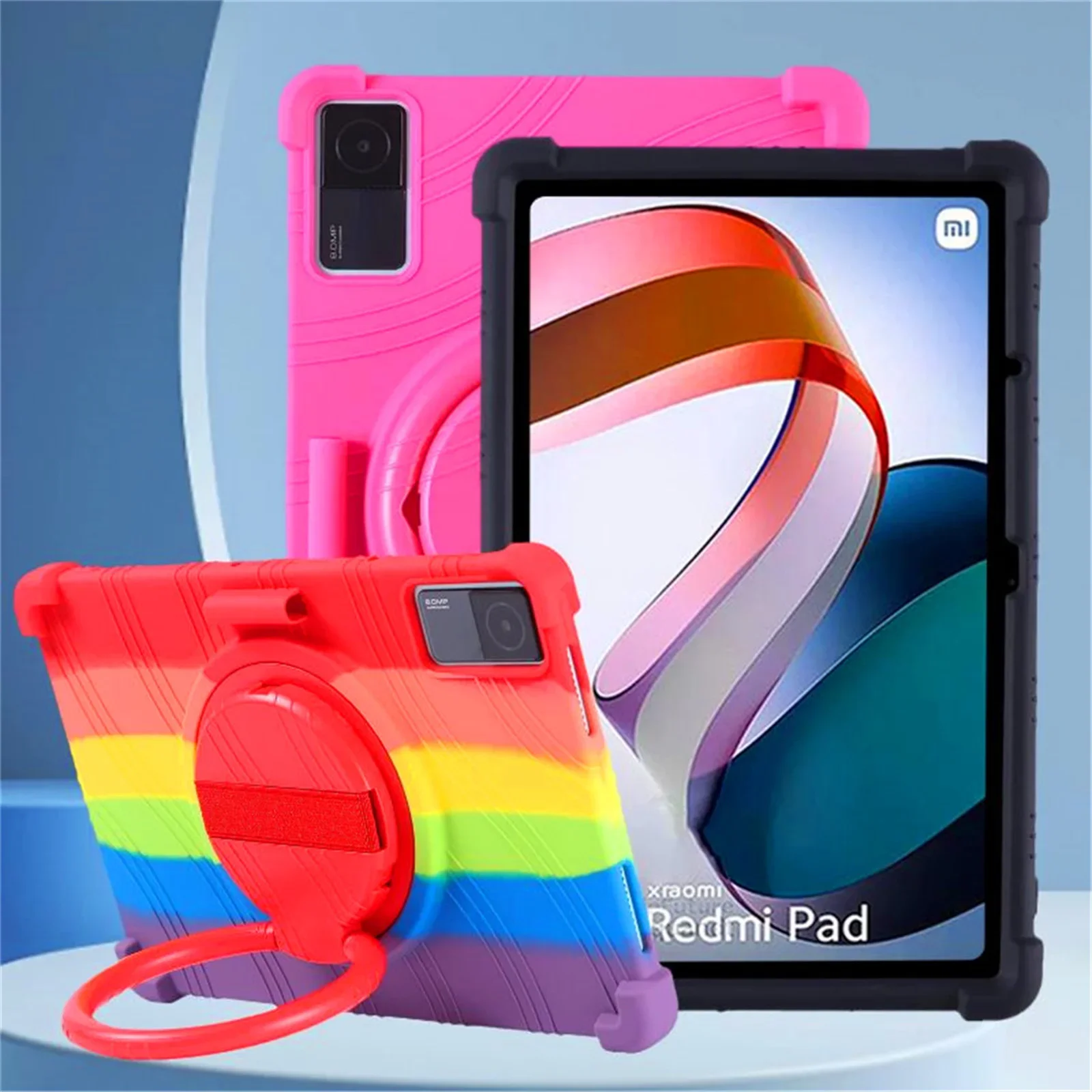 

Case For Xiaomi RedMi Pad 10.61 inch 2022 Tablet Silion Stand Cover funda For RedMi Pad 10.61'' Tablet Case Soft