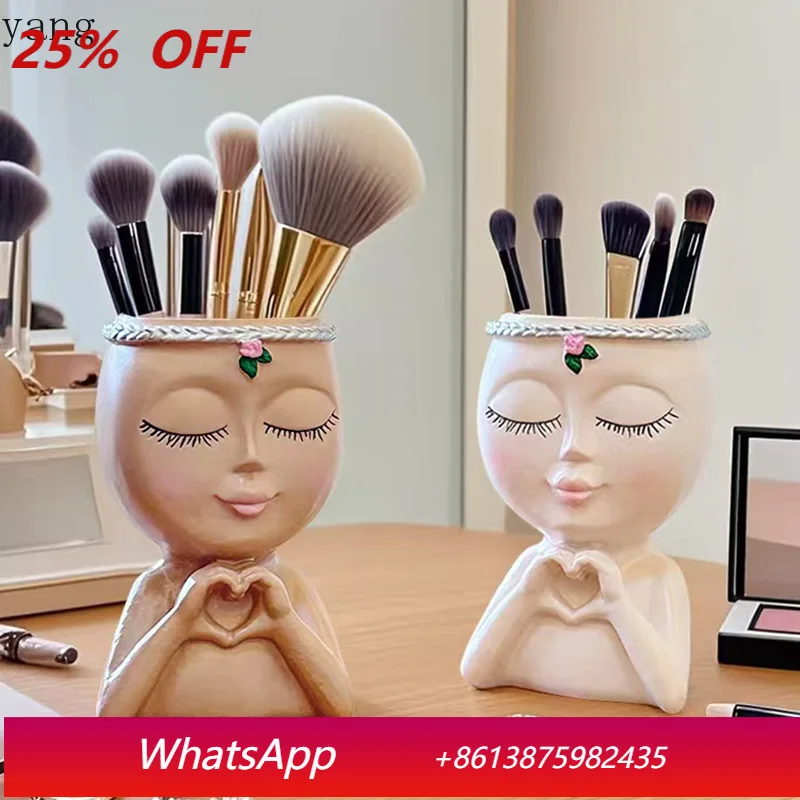 

LH Simple Love Pen Holder Living Room Office Desktop Advanced Storage Ornaments