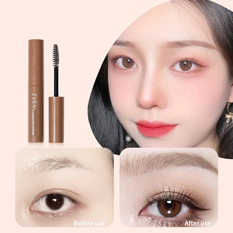 Natural Brown Gray Waterproof Tint Eyebrow Gel Makeup Long Lasting Eye Brow Enhancers Liquid Gel Tear Wear Easy Cosmetics Beauty