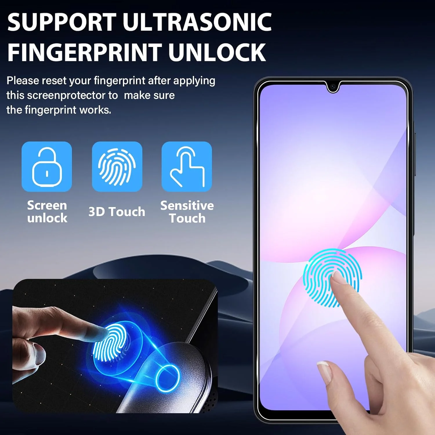 

For Samsung Galaxy A07 4G tempered glass high-definition anti drop screen protector