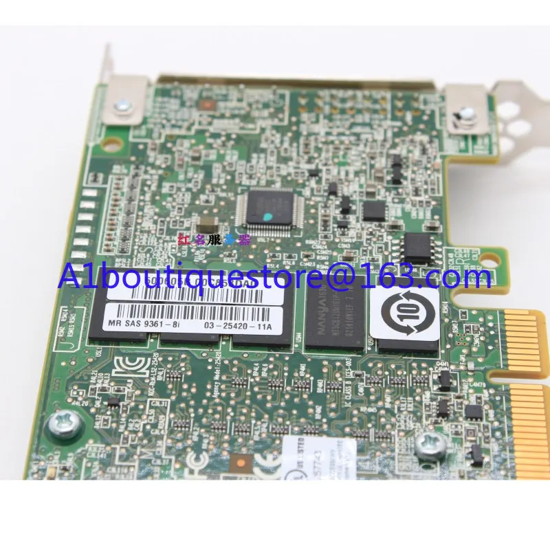 Placa de matriz de disco RAID 9361-8i 12 Gb/s, placa de raid de expansão SATA de cache 1G JBOD