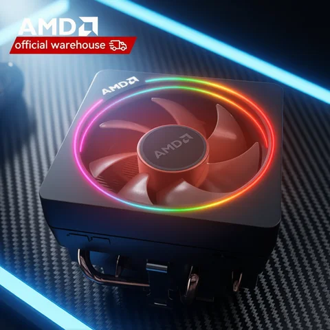 AMD New Ryzen Wraith Cooler Wraith Prism Fan Original 4 PIN Can support R3 R5 R7 R9 CPU Can support AMD Motherboard