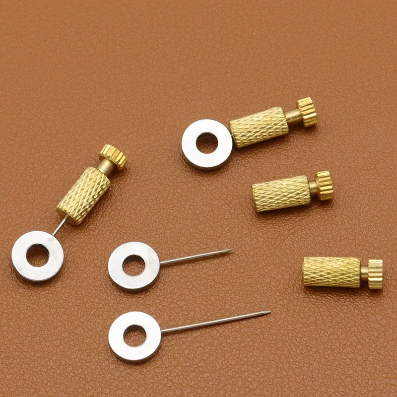 5 Pcs Suture Positioning Needle Diy Manual Leather Suture Clamping Fixed To Prevent Cutting Hole Dislocation Leather Tools