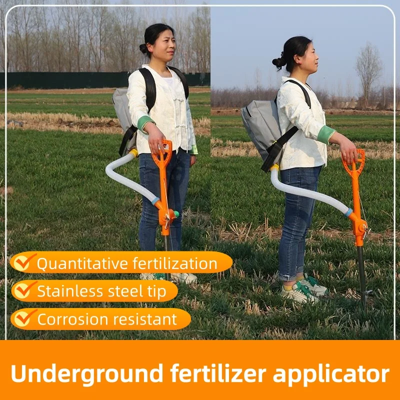 Picture 5: Manual Fertilizer Spreader Backpack Topdressing Tool Adjustable Portable Anti Slip Handle Fertilizer for Garden Farm Vegetable