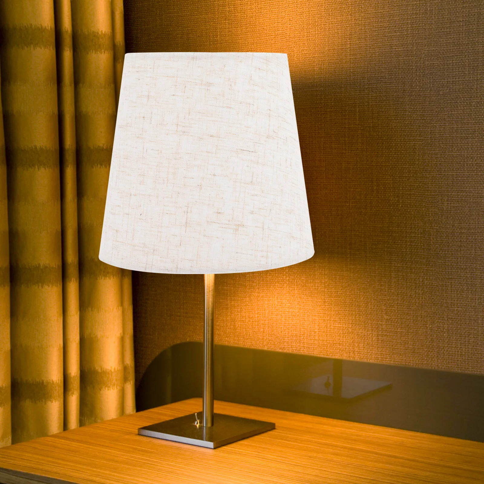 

Fabric Lamp Shade for Table Floor Bedside Lamps Softens Light No Dazzle Protects Eyes E14 Compatible Home Hotel Study Decorative