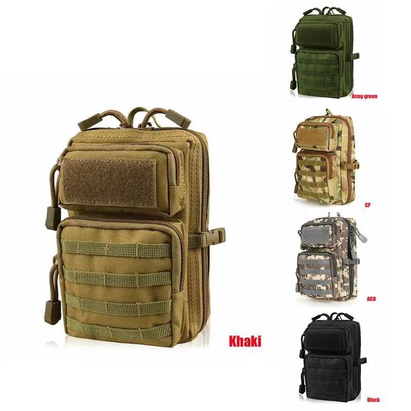 Tactical Pouch Holster Molle Hip Waist EDC Bag Wallet Purse Phone Case Camping Hiking Bags Hunting Pack Chest Bags