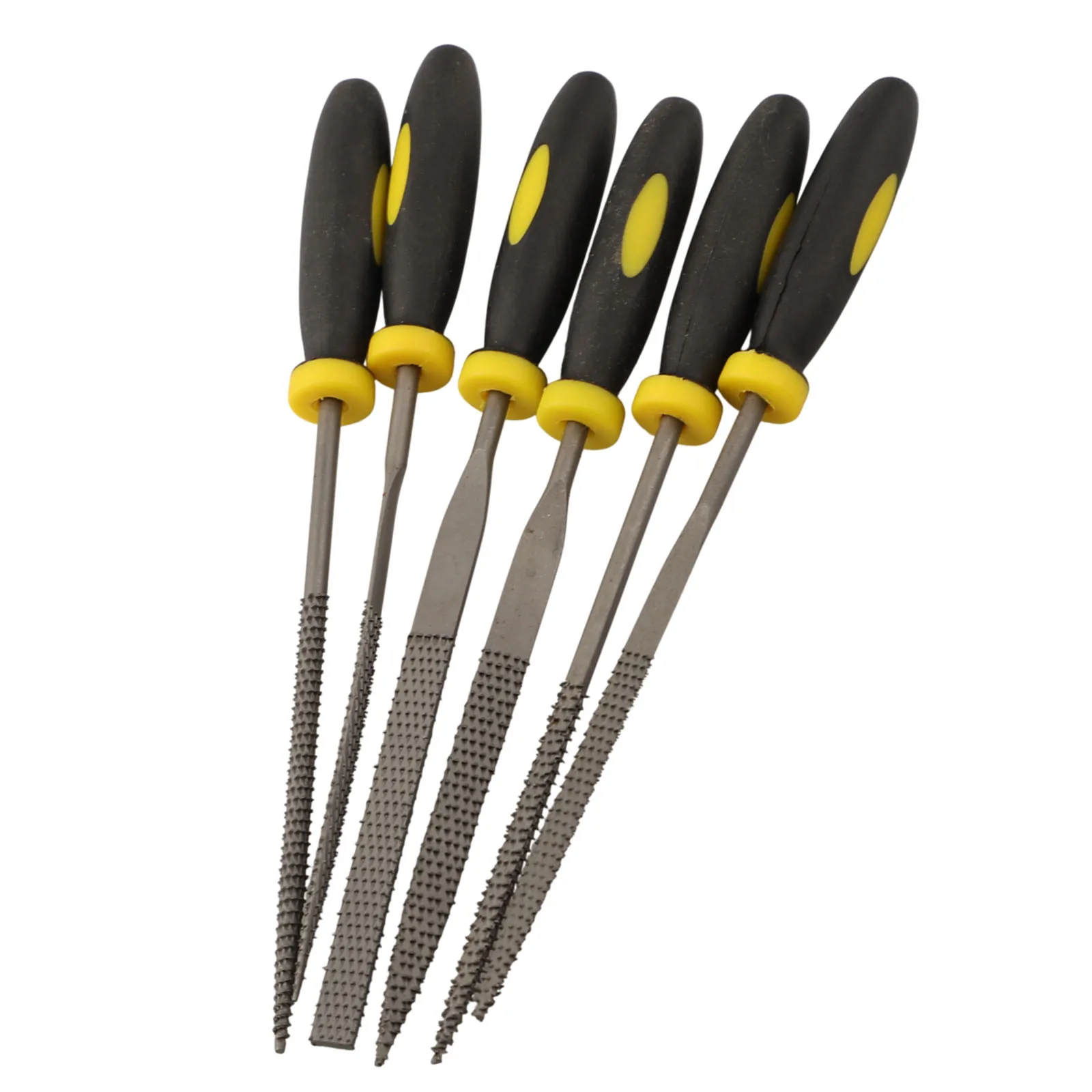 6-5Pcs 3x140mm Needle File Set Hand Tools For Jeweler Wood Carving Craft Metal Glass Stone Stainless Steel Polishing Carving