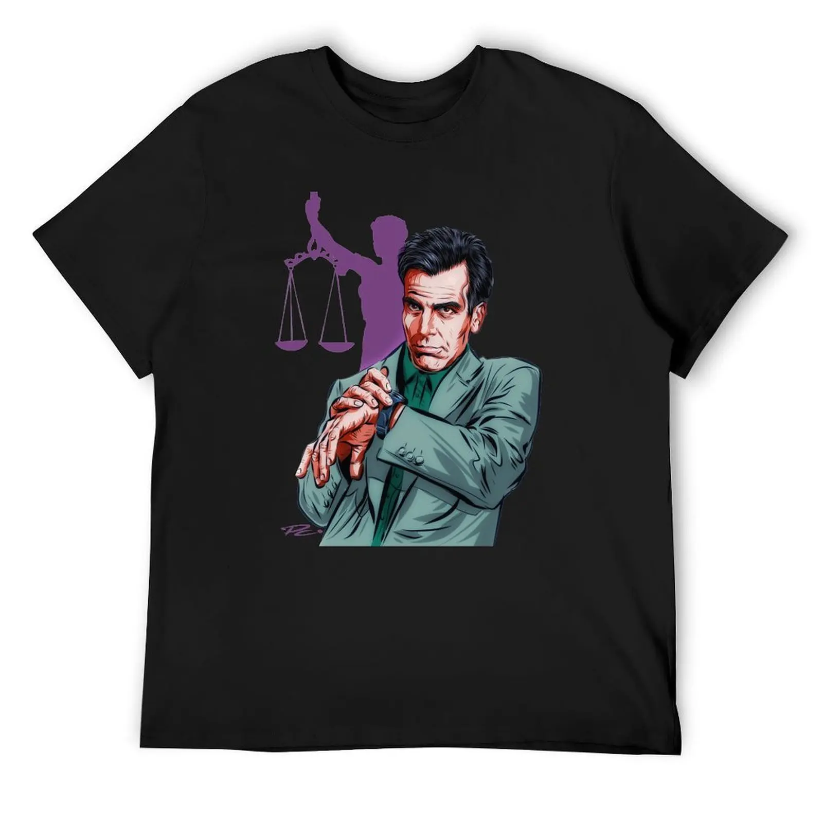 

Maximilian Schell - An illustration by Paul Cemmick T-Shirt summer top quick-drying mens designer clothes