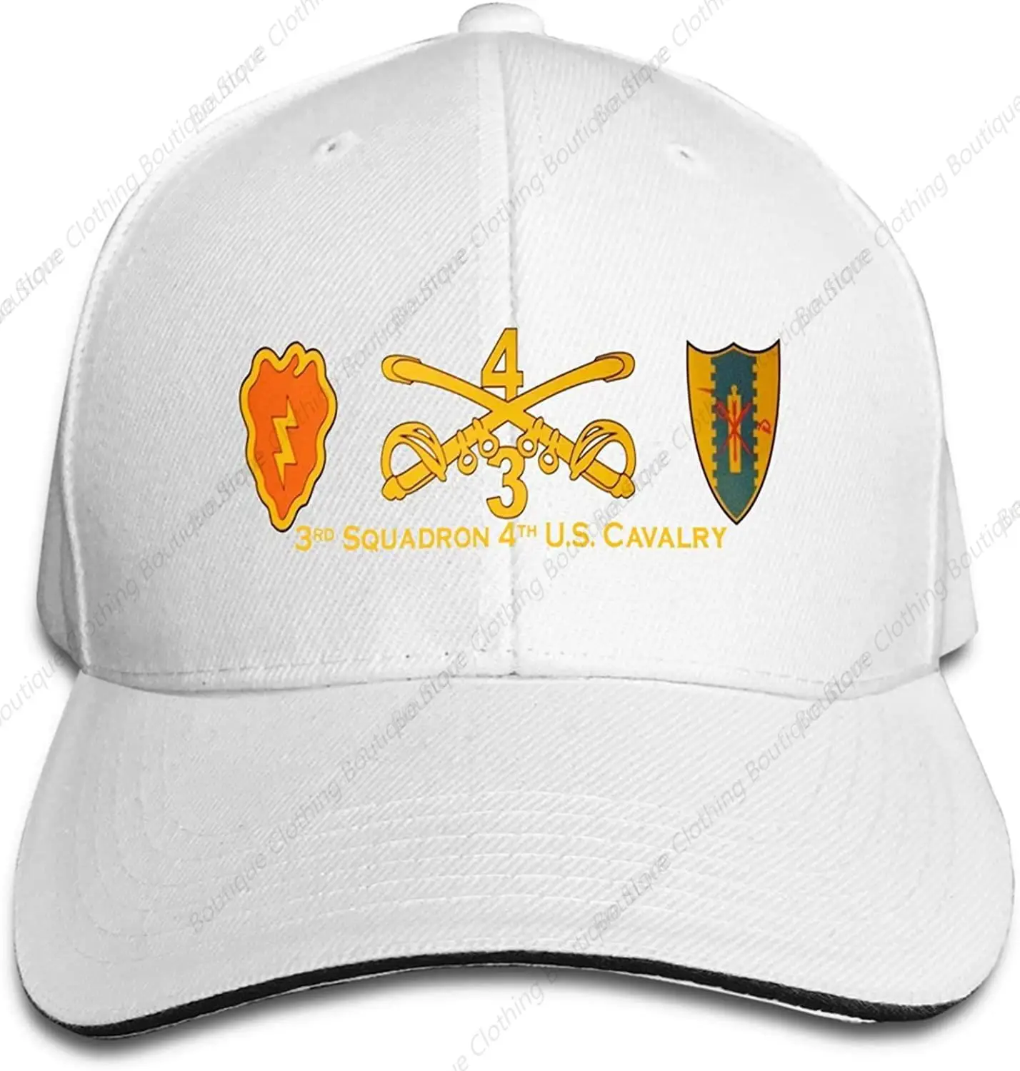 

3rd Squadron 4th US Cavalry 25th Infantry Division Unisex Baseball Caps Sandwich Caps Dad Hat