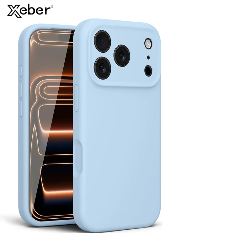 Original Liquid Silicone Magnetic Soft Phone Case For iPhone