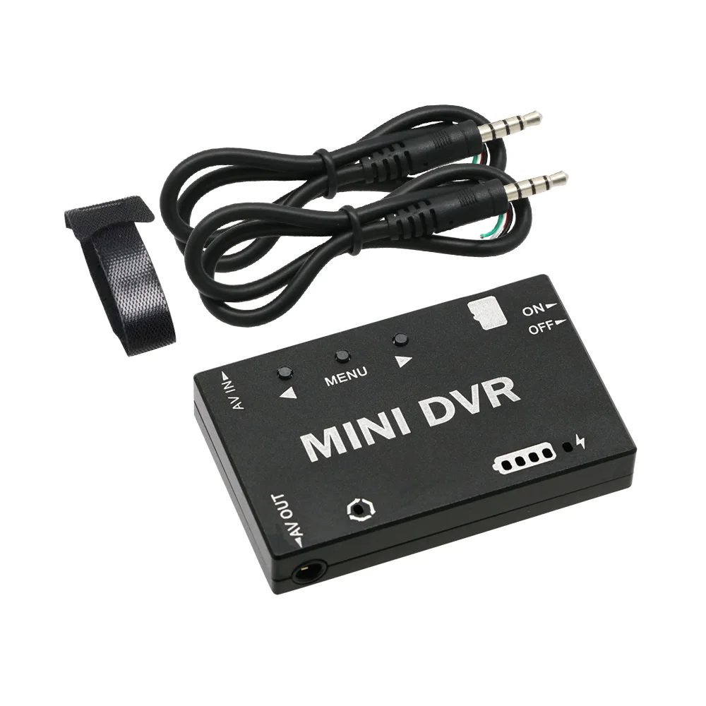 FPV مسجل صغير FPV DVR وحدة NTSC/PAL للتحويل المدمج في بطارية فيديو الصوت مسجل FPV ل RC نموذج سباق طائرة بدون طيار FPV
