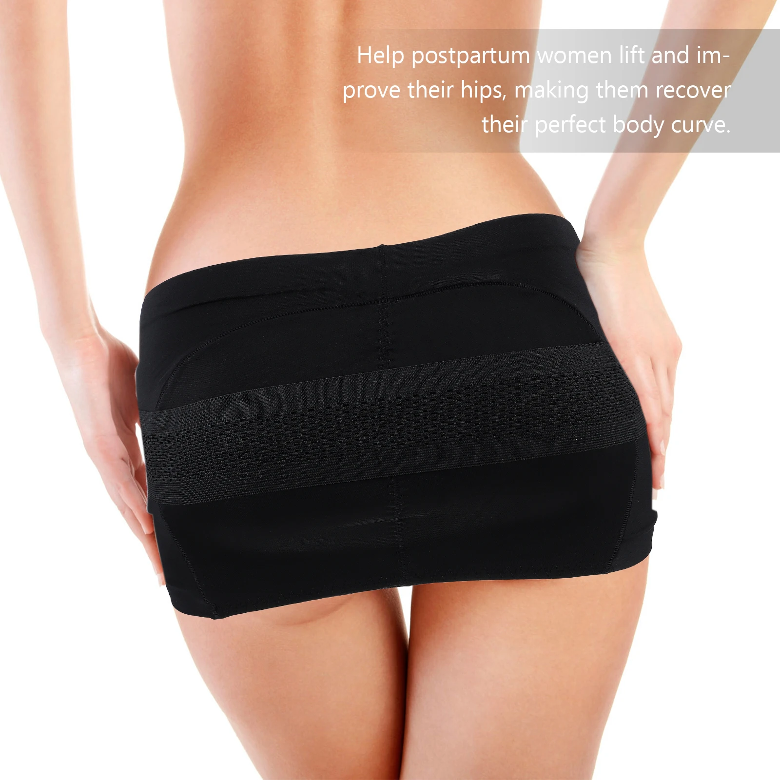 

Pelvis Band Black Nylon Correction Belt for Mothers Premium Material Flatten Belly Stabilize Hips Abdominal