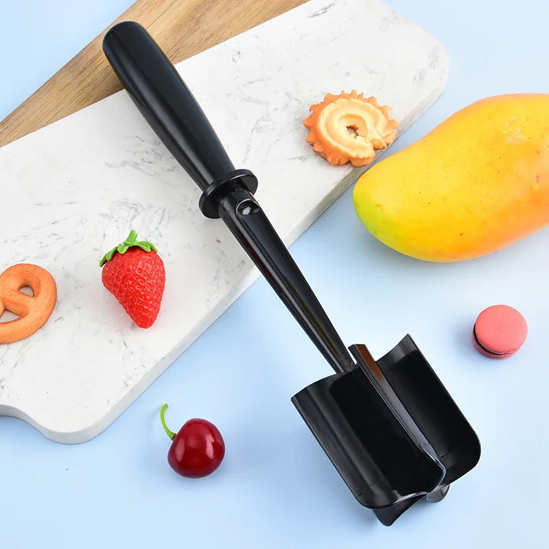

1Pcs Meat Chopper Hamburger Chopper Potato Masher-Professional Multifunctional Heat Resistant Ground Beef Smasher Kitchen Tools