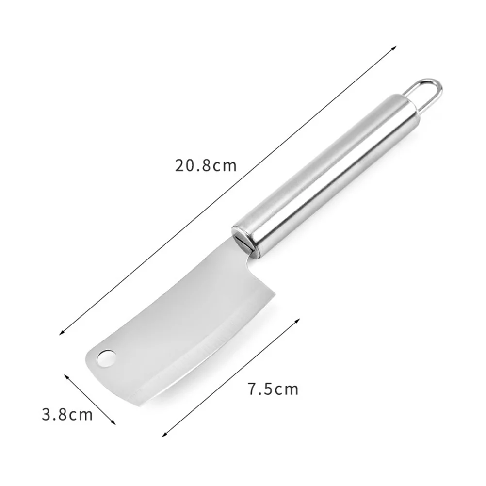 Mini cuchillo para queso, herramienta de espátula para mantequilla, cuchillo de acero inoxidable para cortar, 2 uds.