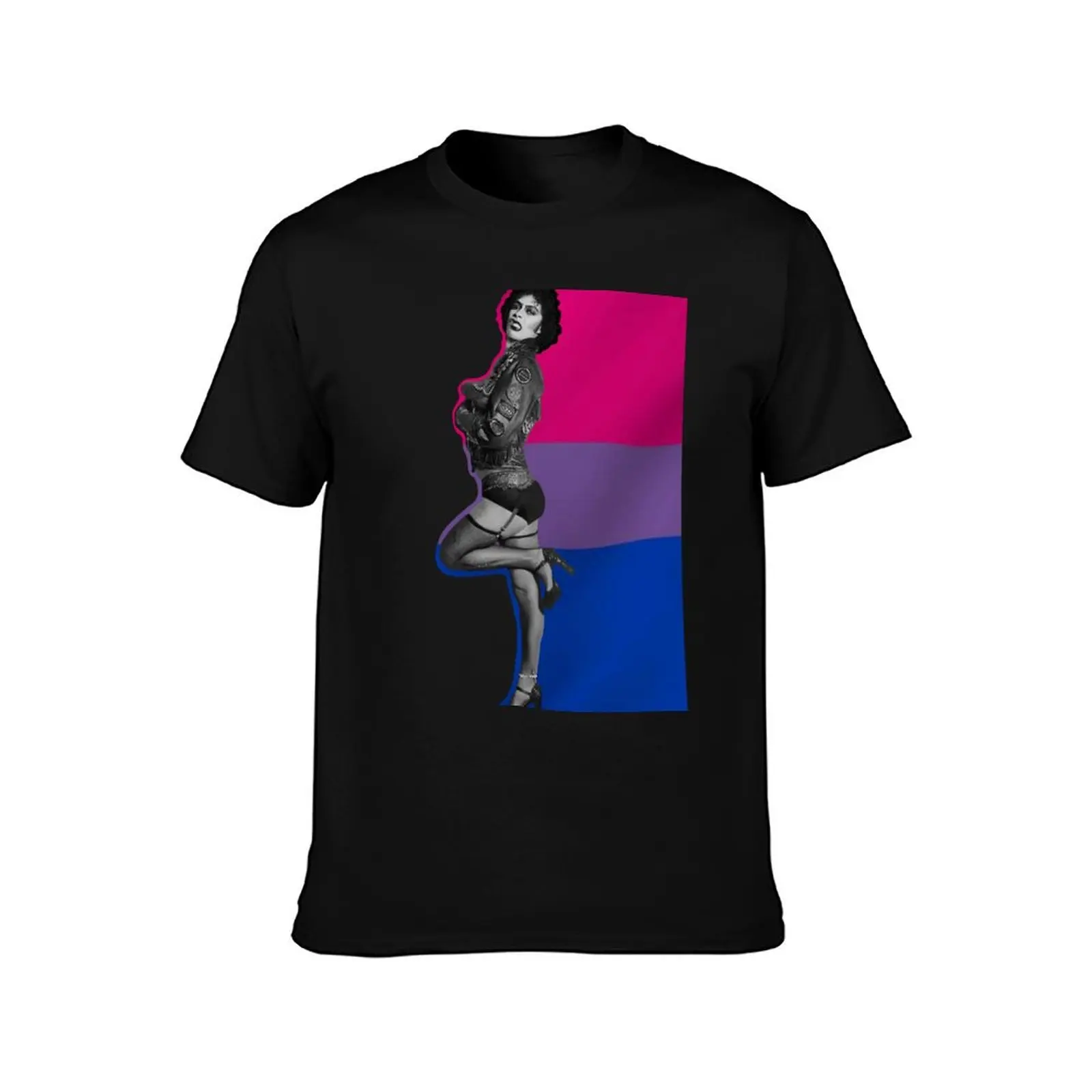 Frank N Furter Bisexual Pride T-Shirt Durable Work Wear T-Shirt