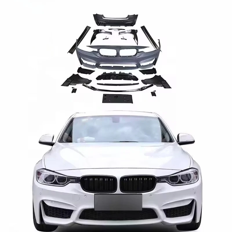 

Car Bumpers for 3 Series F30 F35 Upgrade M3 Body Kits Front Bumper Grille Fender Side Skirt