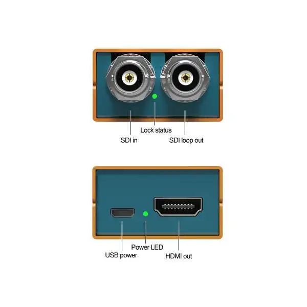 3d-sdi para hdmi mini conversor, conversor