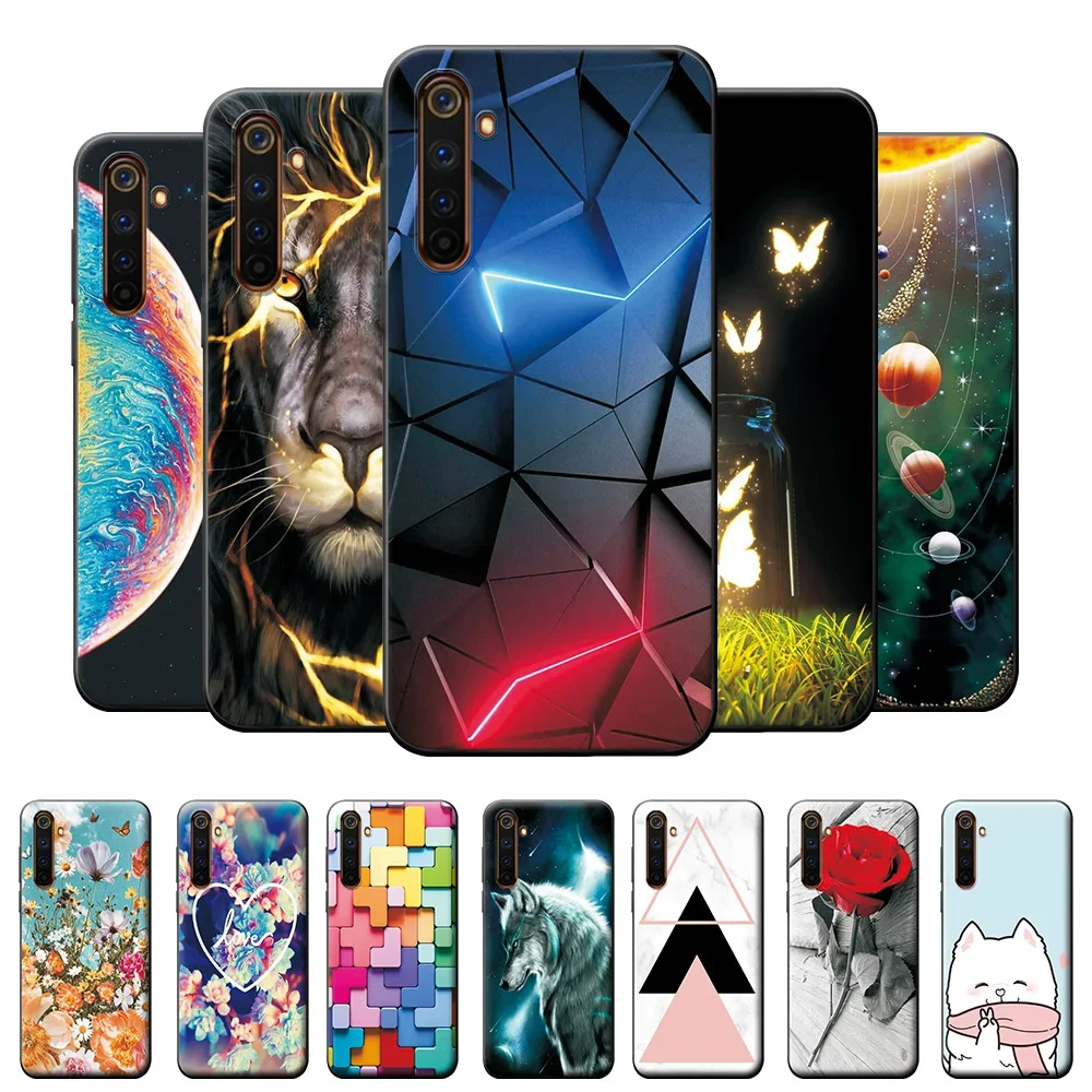 Case For Realme 6 Case Realme 6i Fundas on Realme 6 Pro Soft Silicone Fashion Protect Cover For Realme6Pro TPU Phone Shell