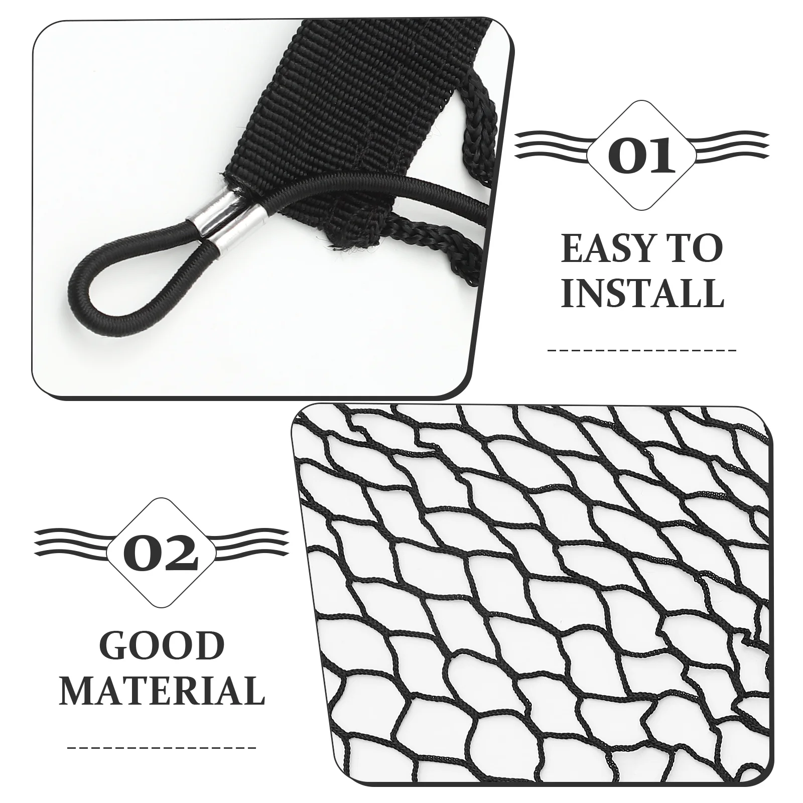 

Car Trunk Organizer Mesh Bag Versatile Suv Cargo Storage Net Vertical Structure Durable Car Accessories Storage Pouch Pickup
