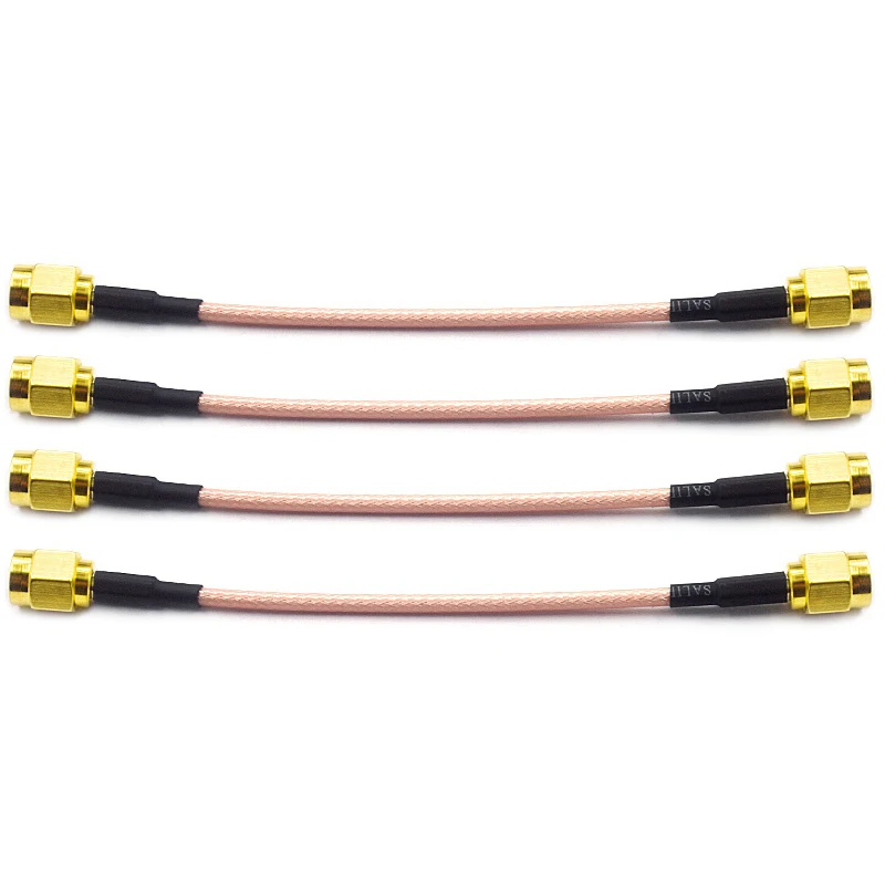 1PCS SMA-JJ SMA Male to SMA Male RF Cable RG316 Cable Assembly Jumper Tail Fiber SMA Plug Crimping FPV RG316 Cable 50 Ohm